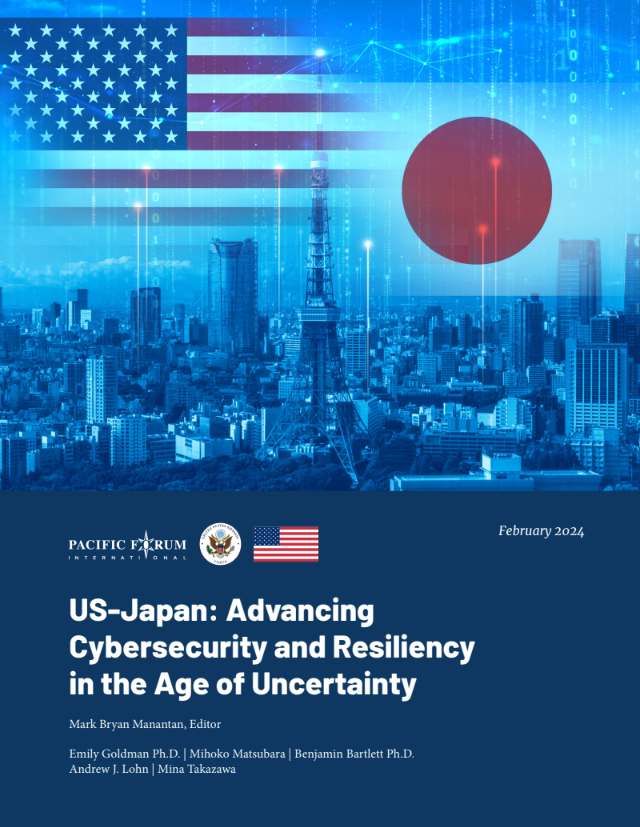 US-Japan: Advancing Cybersecurity and Resiliency in the Age of Uncertainty